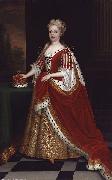 Sir Godfrey Kneller Portrait of Caroline Wilhelmina of Brandenburg oil